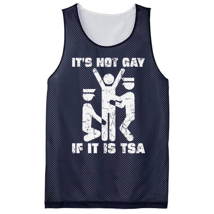 It Is Not Gay If ItS Tsa Security Mesh Reversible Basketball Jersey Tank