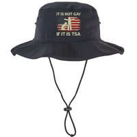 It Is Not Gay If It Is Tsa Security Vintage Usa Flag Legacy Cool Fit Booney Bucket Hat