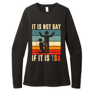 It Is Not Gay If ItS Tsa Funny Security Outfit Retro Womens CVC Long Sleeve Shirt