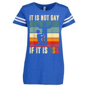 It Is Not Gay If ItS Tsa Funny Security Outfit Retro Enza Ladies Jersey Football T-Shirt