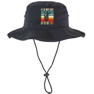 It Is Not Gay If ItS Tsa Funny Security Outfit Retro Legacy Cool Fit Booney Bucket Hat