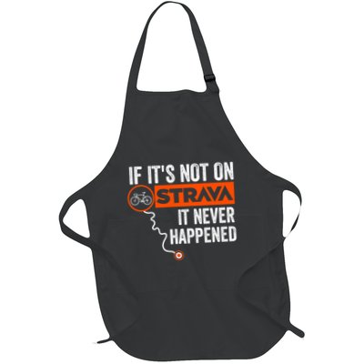 If Its Not On Strava It Never Happened Funny Cyclist Dad Gift Apron
