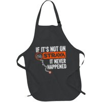 If Its Not On Strava It Never Happened Funny Cyclist Dad Gift Apron
