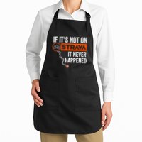 If Its Not On Strava It Never Happened Funny Cyclist Dad Gift Apron