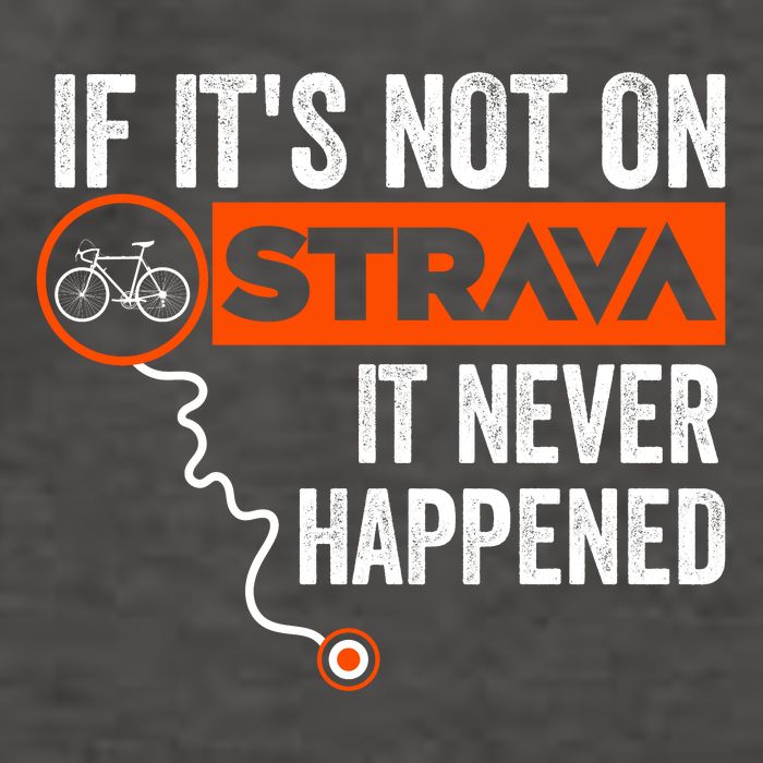 If Its Not On Strava It Never Happened Funny Cyclist Dad Gift Vector Backpack