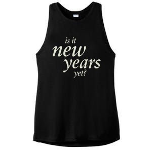 Is It New Years Yet New Ladies PosiCharge Tri-Blend Wicking Tank