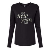 Is It New Years Yet New Womens Cotton Relaxed Long Sleeve T-Shirt