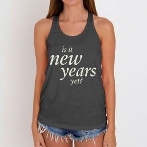 Is It New Years Yet New Women's Knotted Racerback Tank