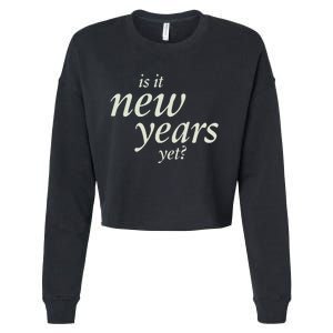 Is It New Years Yet New Cropped Pullover Crew