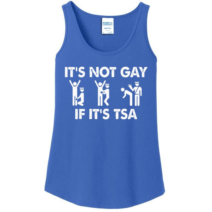 It Is Not Gay If It Is TSA Security Apparel  Ladies Essential Tank