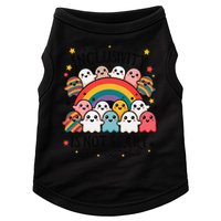Inclusivity Is Not Scary  Cute Ghost Welcome Here Funny Doggie Tank