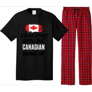 It Is Not A Party Until The Canadian Shows Up Fun Canada Day Tank Top Pajama Set