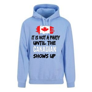 It Is Not A Party Until The Canadian Shows Up Fun Canada Day Tank Top Unisex Surf Hoodie