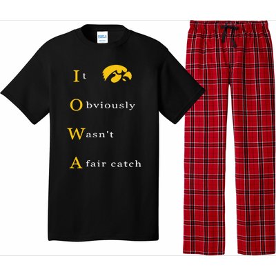 Iowa It Obviously Wasn’T A Fair Catch Pajama Set