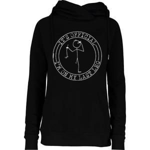 ItS IM On My Last Leg Ampu Womens Funnel Neck Pullover Hood