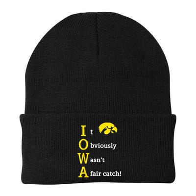 Iowa It Obviously Wasn’T A Fair Catch Beanie