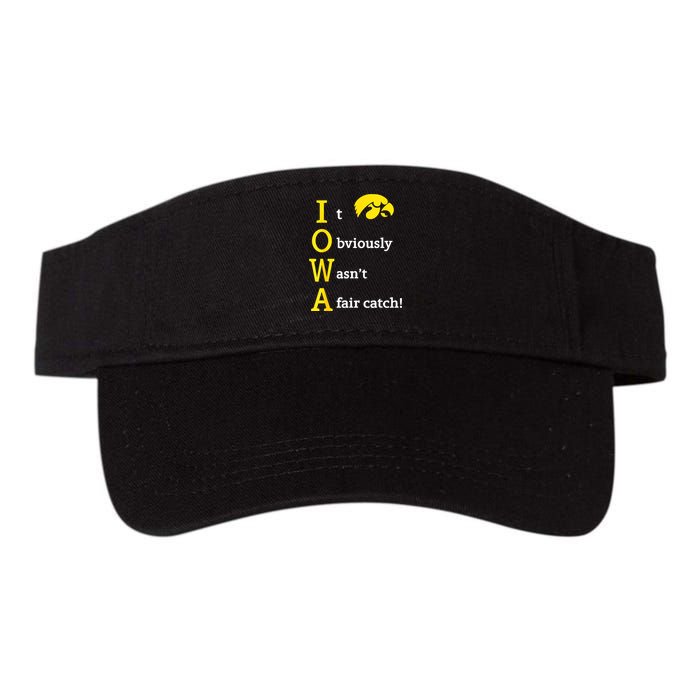 Iowa It Obviously Wasn’T A Fair Catch Visor