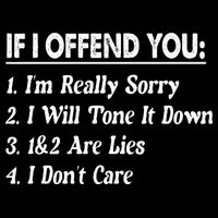 If I Offend You 1 IM Really Sorry 2 I Will Tone It Down Wool Snapback Cap