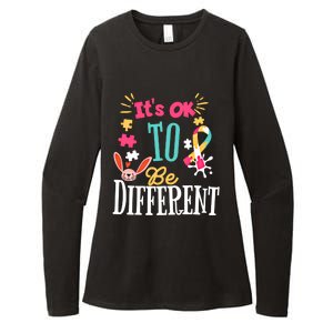 It Is Ok To Be Different Happy Easter Day Autism Awareness Great Gift Womens CVC Long Sleeve Shirt