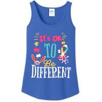 It Is Ok To Be Different Happy Easter Day Autism Awareness Great Gift Ladies Essential Tank