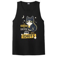 IM Intolerant O Lactose And Idiots Funny Cat Lover PosiCharge Competitor Tank