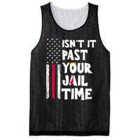 IsnT It Past Your Jail Time? Funny Sarcastic Quote Mesh Reversible Basketball Jersey Tank