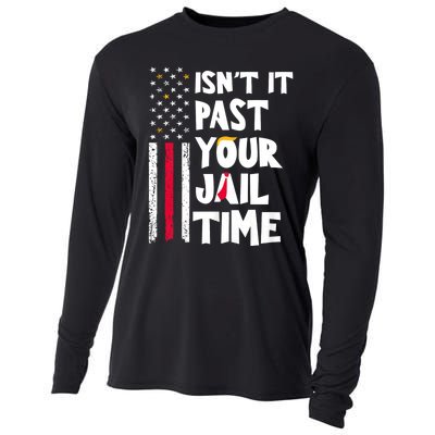 IsnT It Past Your Jail Time? Funny Sarcastic Quote Cooling Performance Long Sleeve Crew