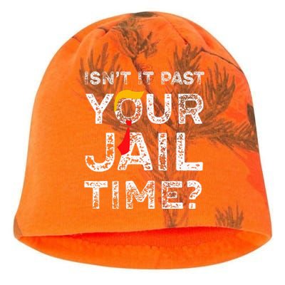 Isn’T It Past Your Jail Time Funny Saying Joke Humour Kati - Camo Knit Beanie