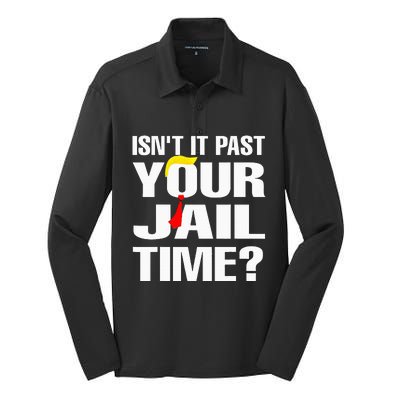 IsnT It Past Your Jail Time Silk Touch Performance Long Sleeve Polo