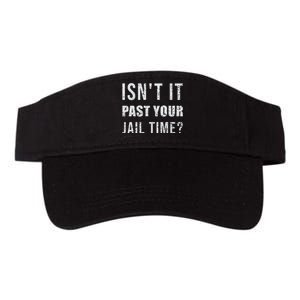 IsnT It Past Your Jail Time Funny 2024 Election Valucap Bio-Washed Visor