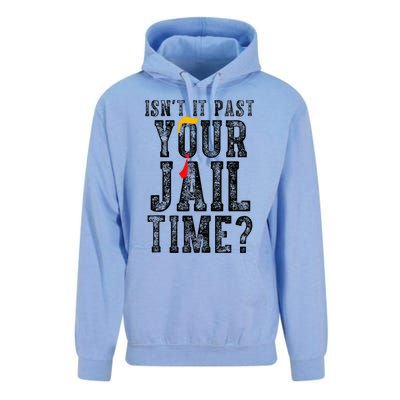 IsnT It Past Your Jail Time Funny Sarcastic Quote Unisex Surf Hoodie