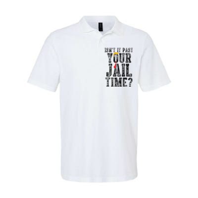 IsnT It Past Your Jail Time Funny Sarcastic Quote Softstyle Adult Sport Polo