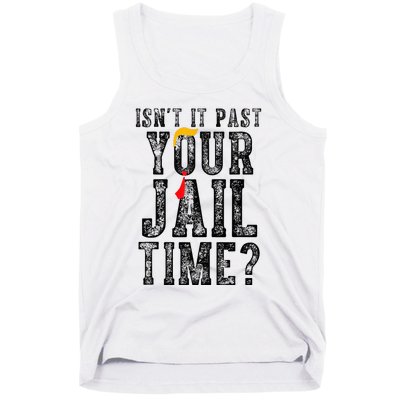 IsnT It Past Your Jail Time Funny Sarcastic Quote Tank Top