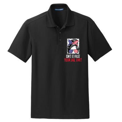 IsnT It Past Your Jail Time? Funny Sarcastic Quote Dry Zone Grid Polo