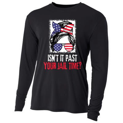 IsnT It Past Your Jail Time? Funny Sarcastic Quote Cooling Performance Long Sleeve Crew