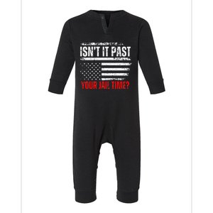 IsnT It Past Your Jail Time Funny Prisoner Infant Fleece One Piece