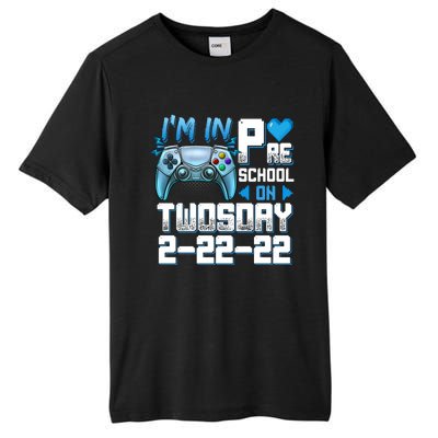 Im In PreSchool On Twosday Tuesday 22222 Video Games Meaningful Gift Tall Fusion ChromaSoft Performance T-Shirt