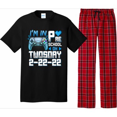 Im In PreSchool On Twosday Tuesday 22222 Video Games Meaningful Gift Pajama Set