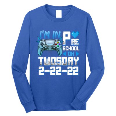 Im In PreSchool On Twosday Tuesday 22222 Video Games Meaningful Gift Long Sleeve Shirt