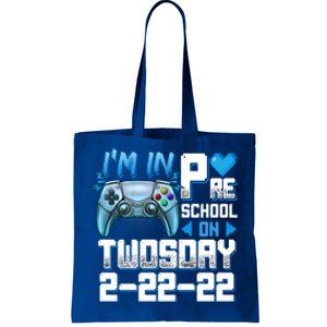 Im In PreSchool On Twosday Tuesday 22222 Video Games Meaningful Gift Tote Bag