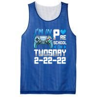 Im In PreSchool On Twosday Tuesday 22222 Video Games Meaningful Gift Mesh Reversible Basketball Jersey Tank