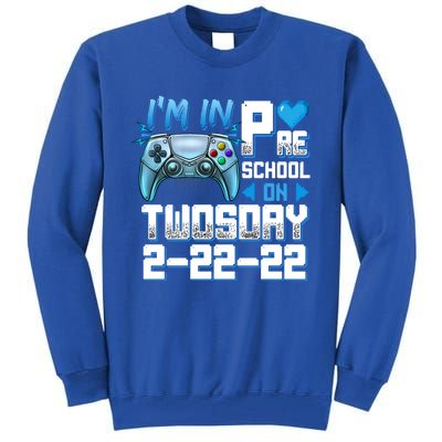 Im In PreSchool On Twosday Tuesday 22222 Video Games Meaningful Gift Tall Sweatshirt