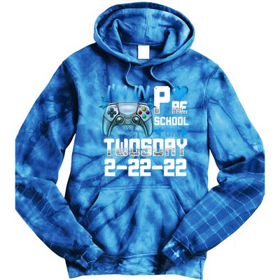 Im In PreSchool On Twosday Tuesday 22222 Video Games Meaningful Gift Tie Dye Hoodie