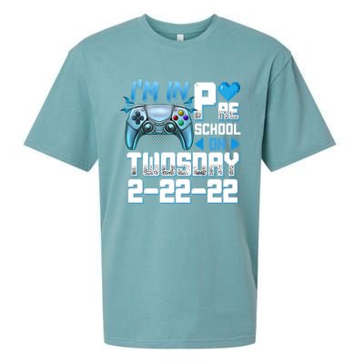 Im In PreSchool On Twosday Tuesday 22222 Video Games Meaningful Gift Sueded Cloud Jersey T-Shirt