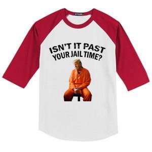 IsnT It Past Your Jail Time Kids Colorblock Raglan Jersey