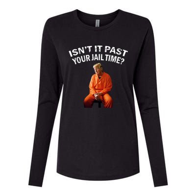 IsnT It Past Your Jail Time Womens Cotton Relaxed Long Sleeve T-Shirt