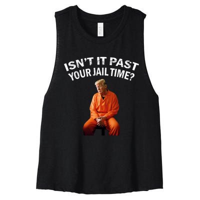 IsnT It Past Your Jail Time Women's Racerback Cropped Tank