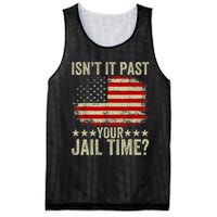 IsnT It Past Your Jail Time America Flag Design Mesh Reversible Basketball Jersey Tank