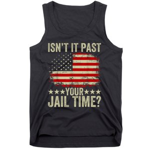 IsnT It Past Your Jail Time America Flag Design Tank Top