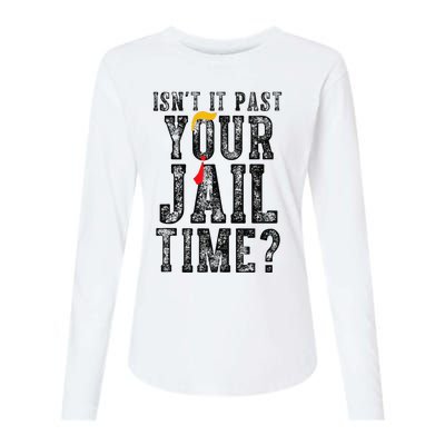 IsnT It Past Your Jail Time Funny Sarcastic Quote Gift Womens Cotton Relaxed Long Sleeve T-Shirt